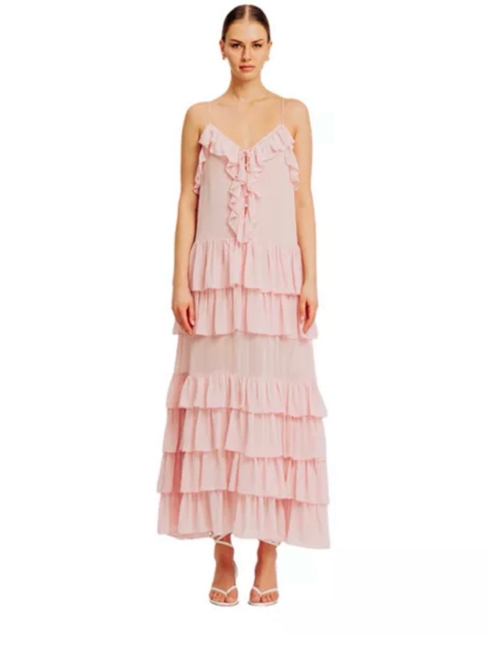 TORN by Ronny Kobo Orcadia Pink Dress
